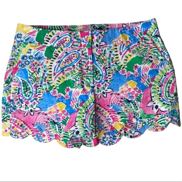 Crown & Ivy Shelby Floral Paisley Shorts. Size 8 - Picture 1 of 6